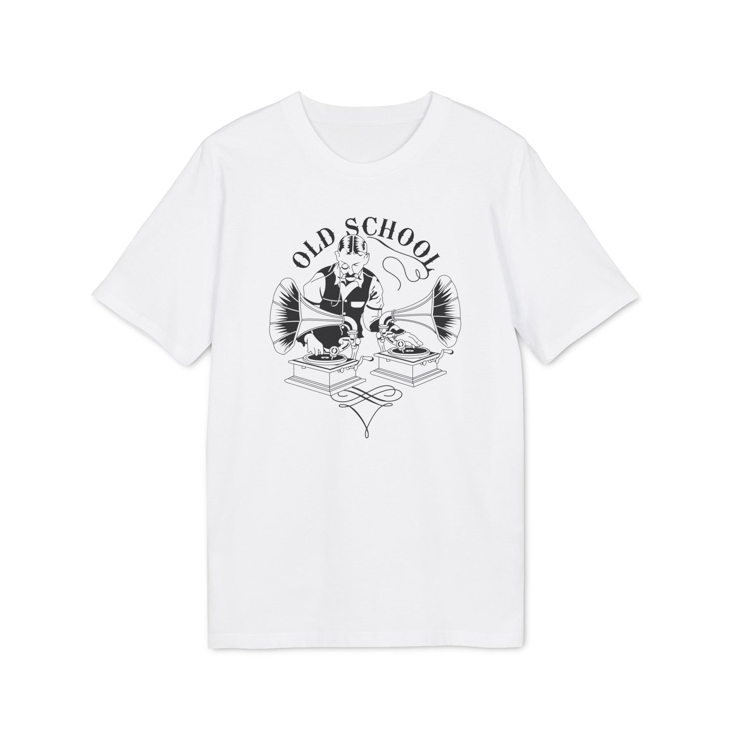 Old School DJ Camiseta (Algodón Orgánico)