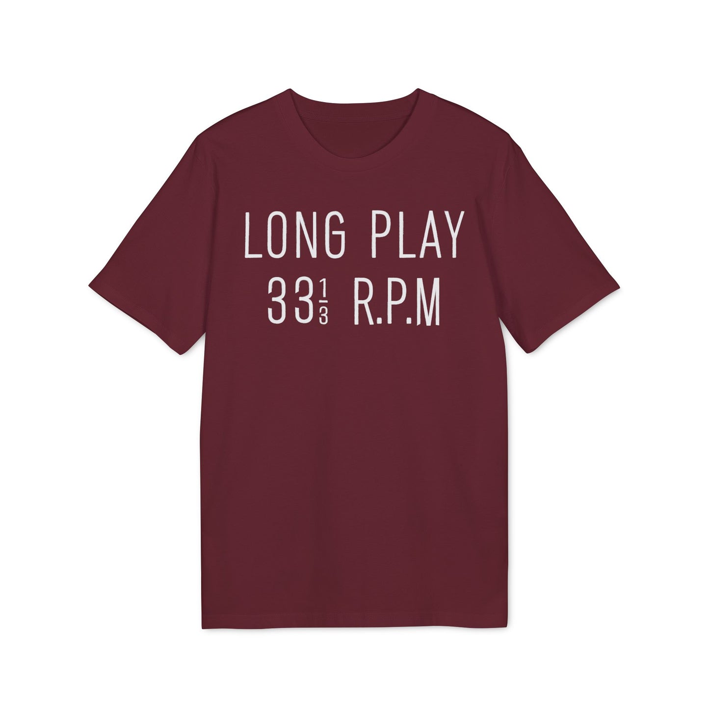 Long Play 33 1/3 RPM Camiseta (Algodón Orgánico)
