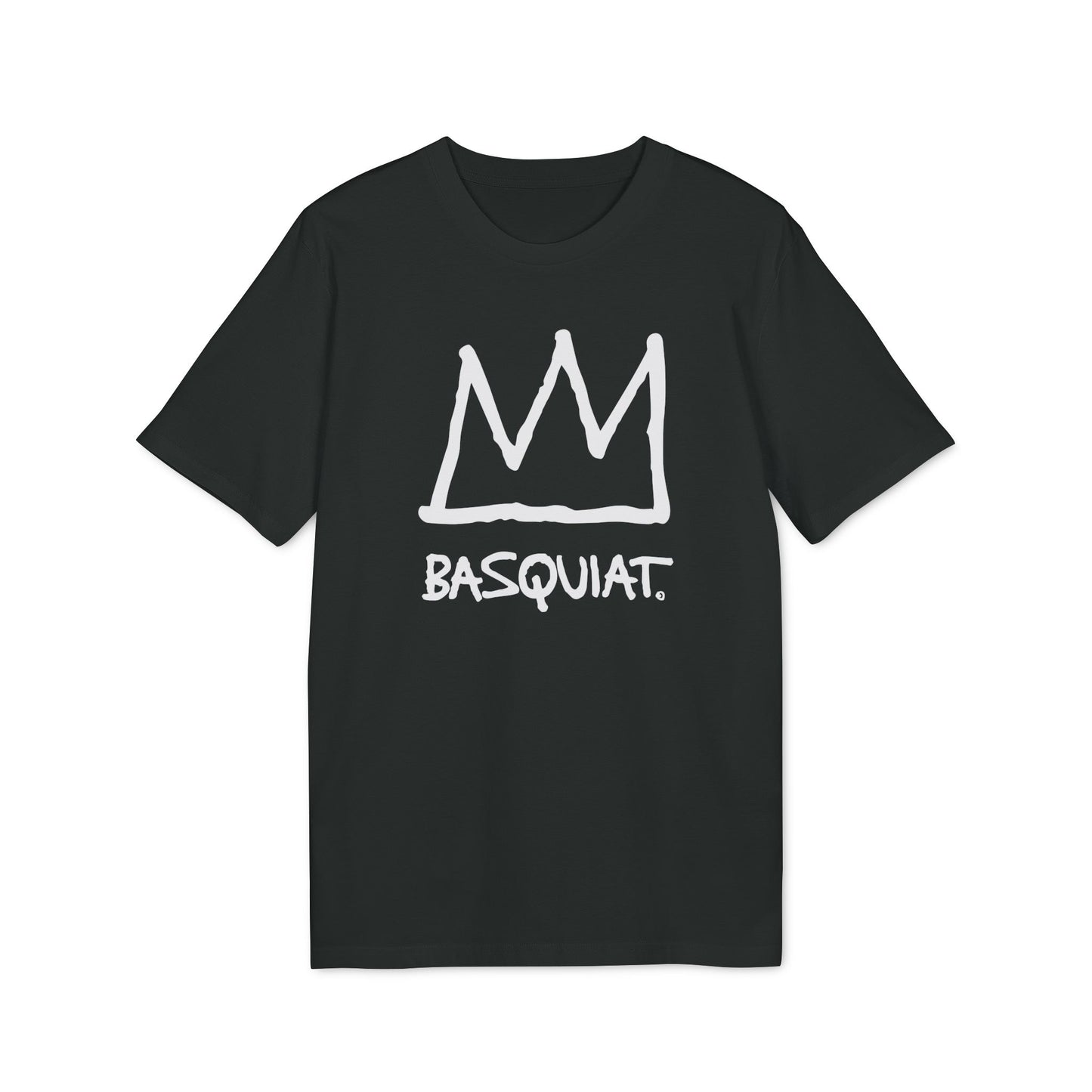 Jean Michel Basquiat Crown Logo Camiseta (Algodón Orgánico)