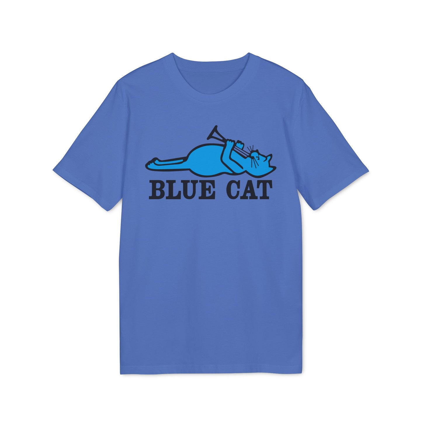 Blue Cat Records Camiseta (Algodón Orgánico)