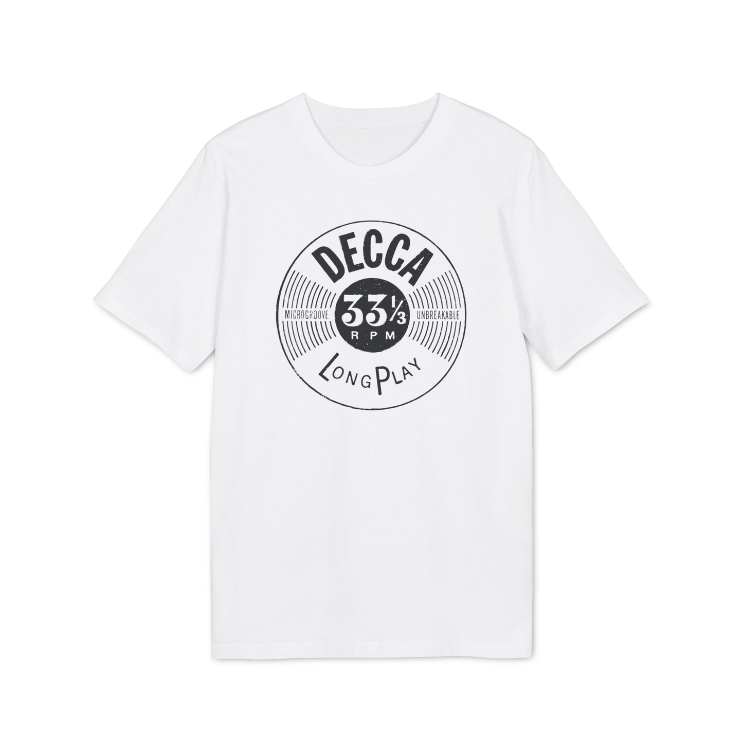 Decca Records Long Play Camiseta (Algodón Orgánico)