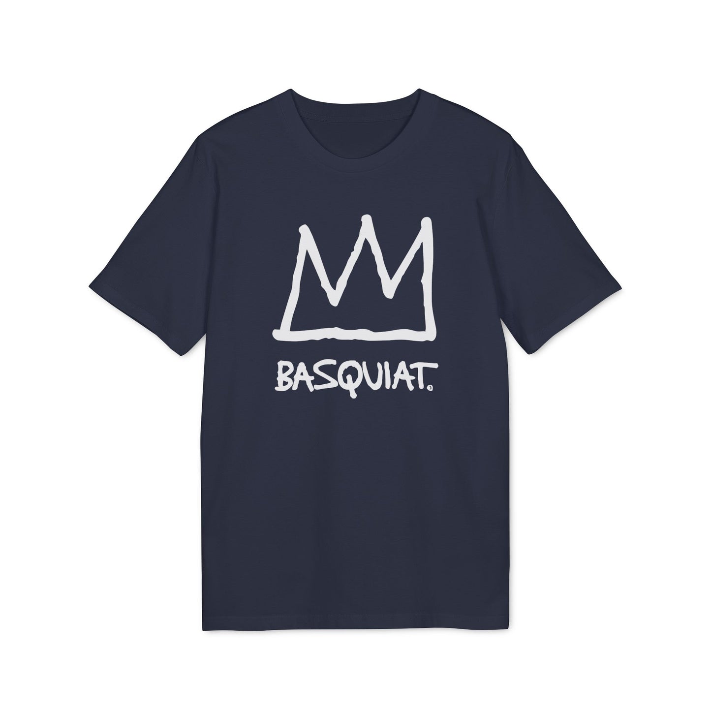Jean Michel Basquiat Crown Logo Camiseta (Algodón Orgánico)