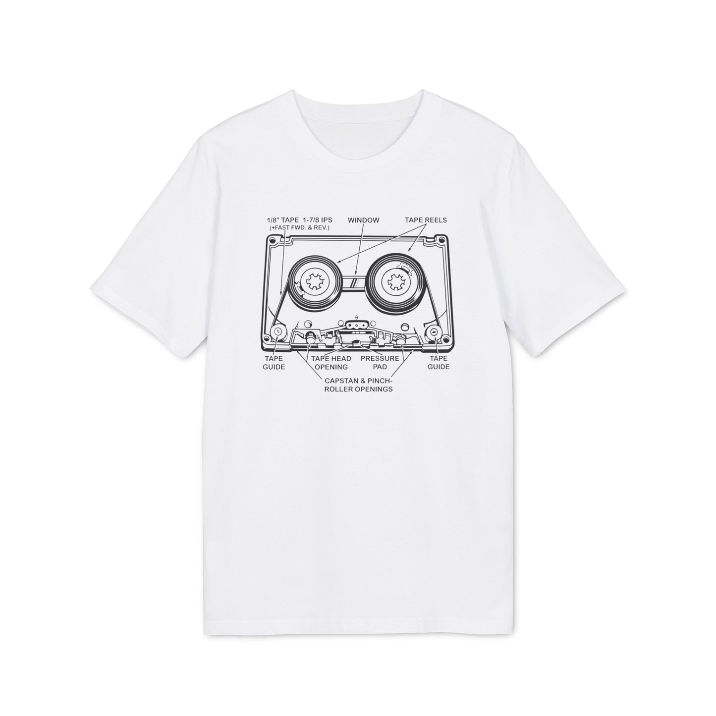How It Works: Cassette Tape Camiseta (Algodón Orgánico)