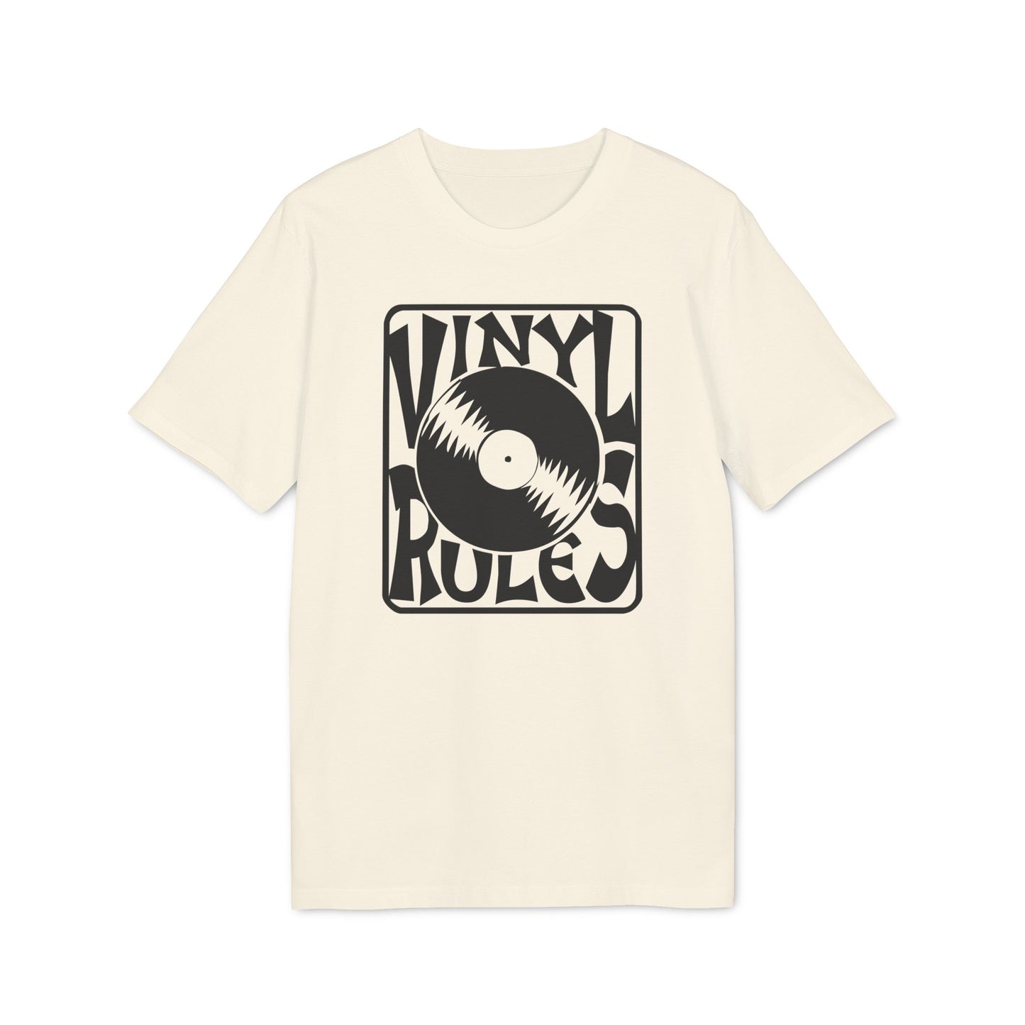 Vinyl Rules Camiseta (Algodón Orgánico)