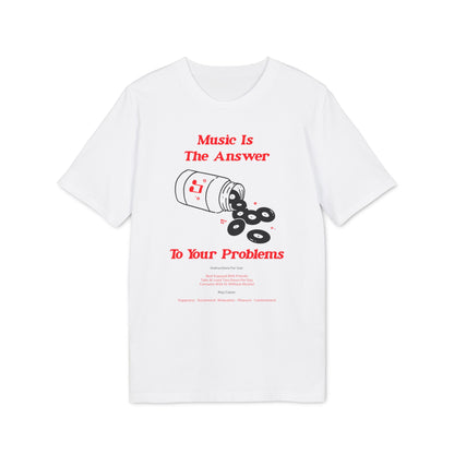 Music Is The Answer Camiseta (Algodón Orgánico)