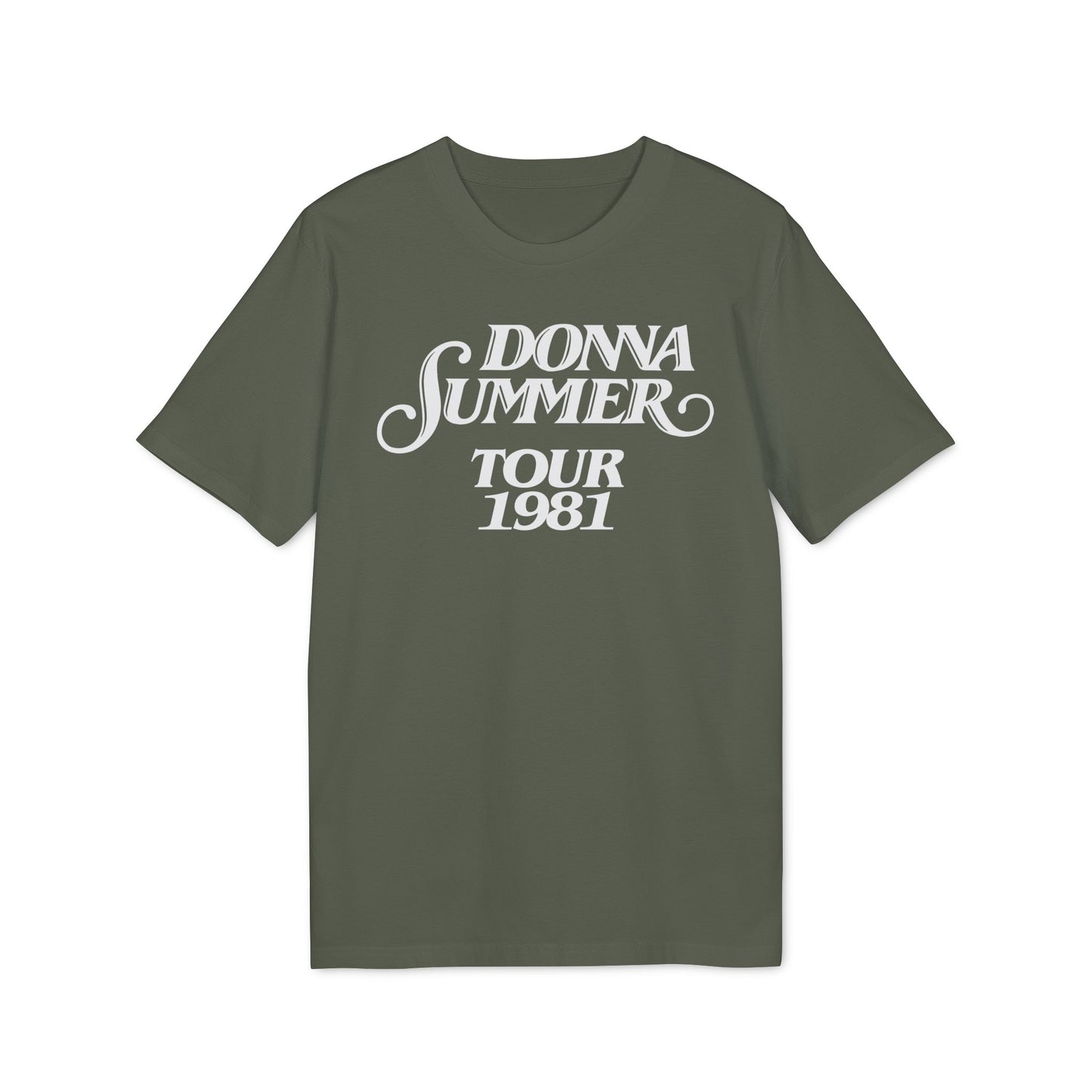 Donna Summer Tour 1981 Camiseta (Algodón Orgánico)