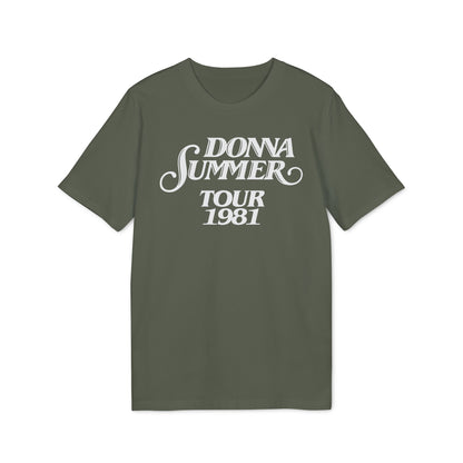 Donna Summer Tour 1981 Camiseta (Algodón Orgánico)