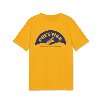 Prestige Records Camiseta (Algodón Orgánico) Saxophone Design