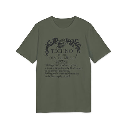 Techno is The Devil's Music Camiseta (Algodón Orgánico)