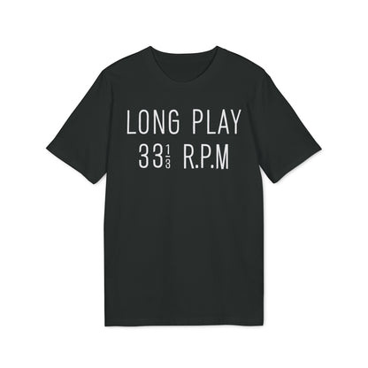Long Play 33 1/3 RPM Camiseta (Algodón Orgánico)