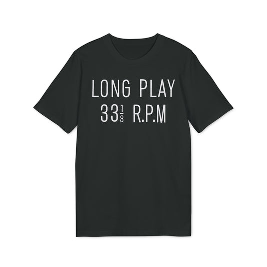 Long Play 33 1/3 RPM Camiseta (Algodón Orgánico)