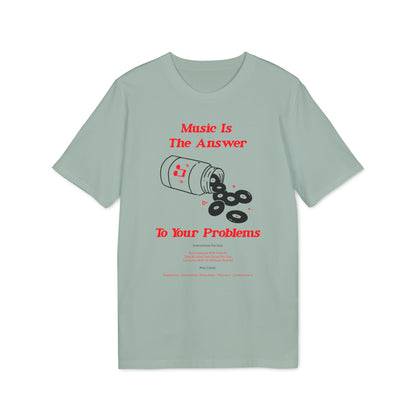 Music Is The Answer Camiseta (Algodón Orgánico)