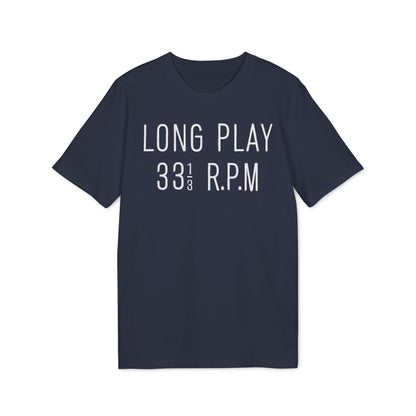 Long Play 33 1/3 RPM Camiseta (Algodón Orgánico)