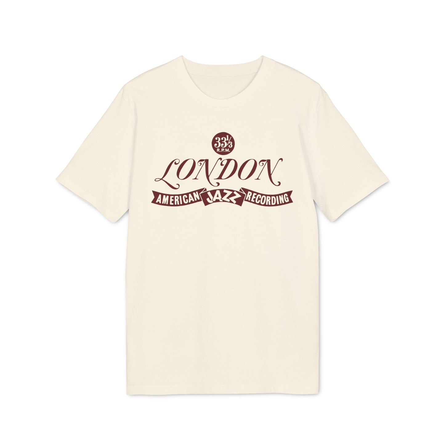 London American Jazz Records Camiseta (Algodón Orgánico)