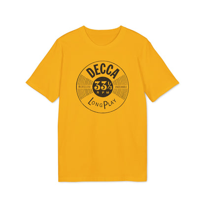 Decca Records Long Play Camiseta (Algodón Orgánico)