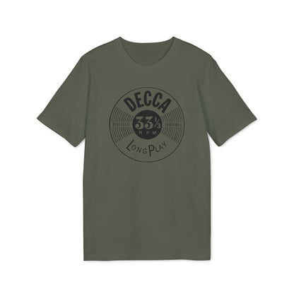 Decca Records Long Play Camiseta (Algodón Orgánico)