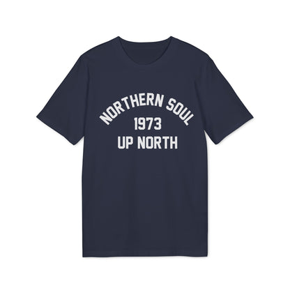 Northern Soul Up North 1973 Camiseta (Algodón Orgánico)