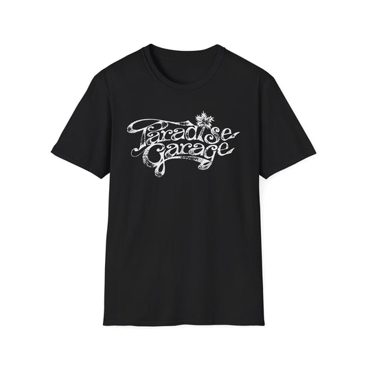 Paradise Garage Camiseta Impresión Envejecida