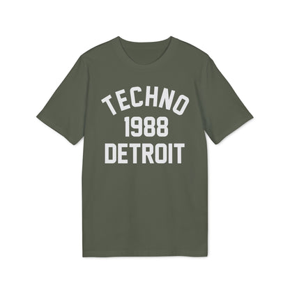 Techno Detroit 1988 Camiseta (Algodón Orgánico)