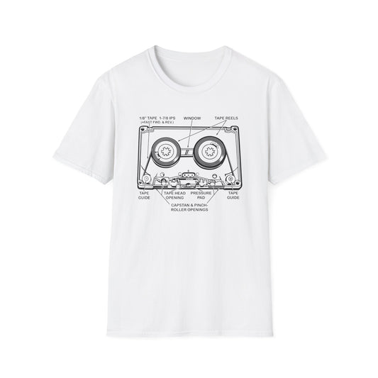 How It Works: Cassette Tape Camiseta