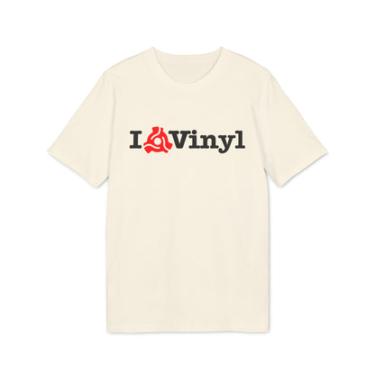 I Love Vinyl Camiseta (Algodón Orgánico)