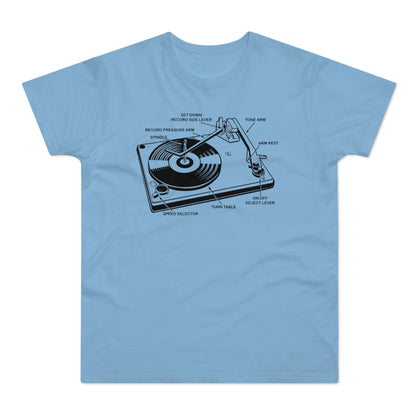 Vinyl Record Player Turntable Camiseta (Estándar)