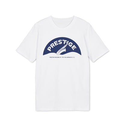 Prestige Records Camiseta (Algodón Orgánico) Saxophone Design