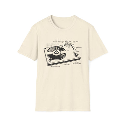 Vinyl Record Player Turntable Camiseta