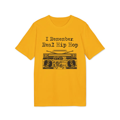 I Remember Real Hip Hop Camiseta (Algodón Orgánico)