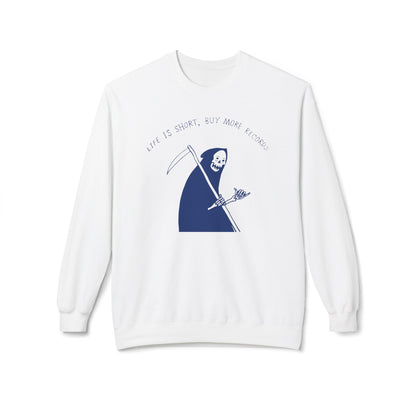 Life Is Short Buy More Records Sudadera