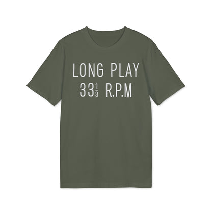 Long Play 33 1/3 RPM Camiseta (Algodón Orgánico)