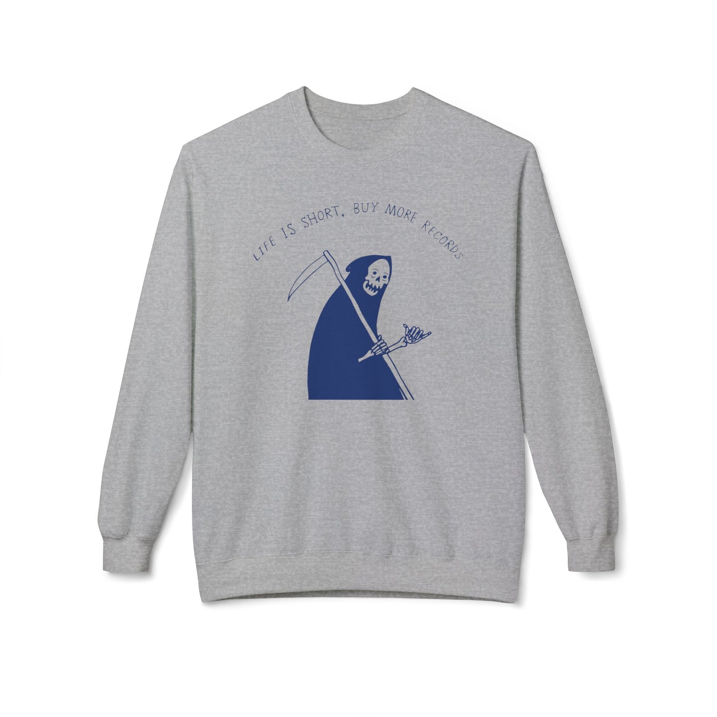 Life Is Short Buy More Records Sudadera
