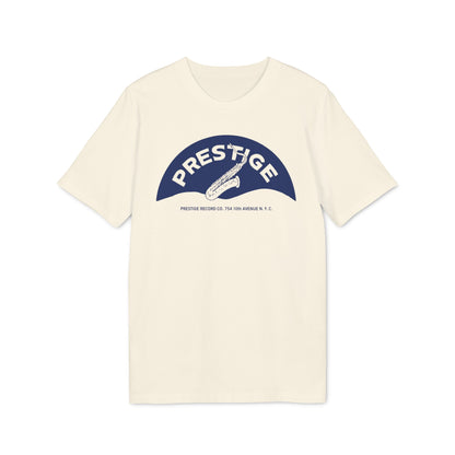 Prestige Records Camiseta (Algodón Orgánico) Saxophone Design