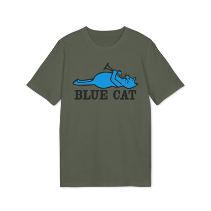 Blue Cat Records Camiseta (Algodón Orgánico)