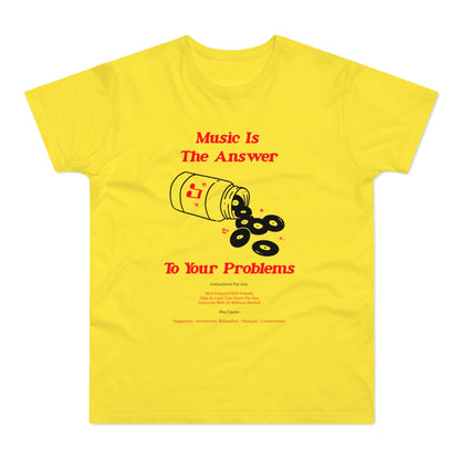 Music Is The Answer Camiseta (Estándar)