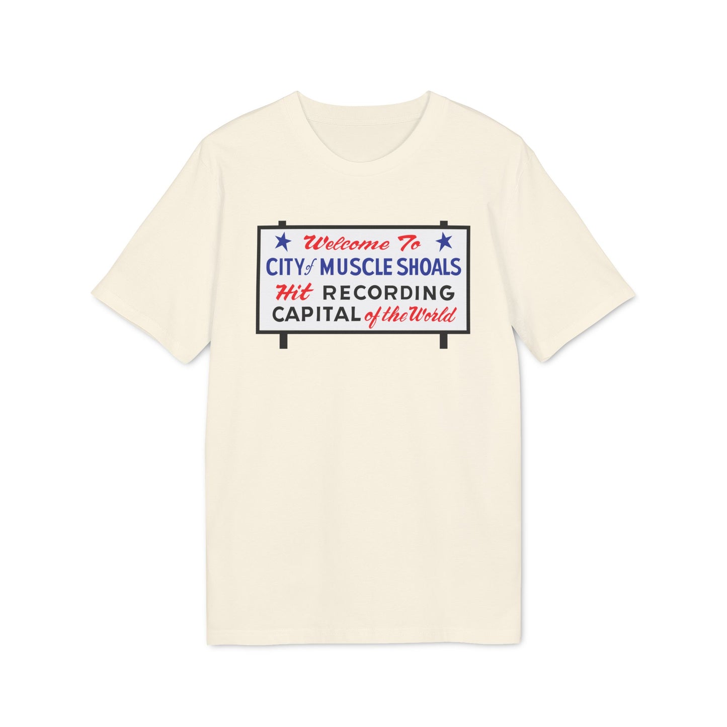 Welcome To Muscle Shoals Camiseta (Algodón Orgánico)