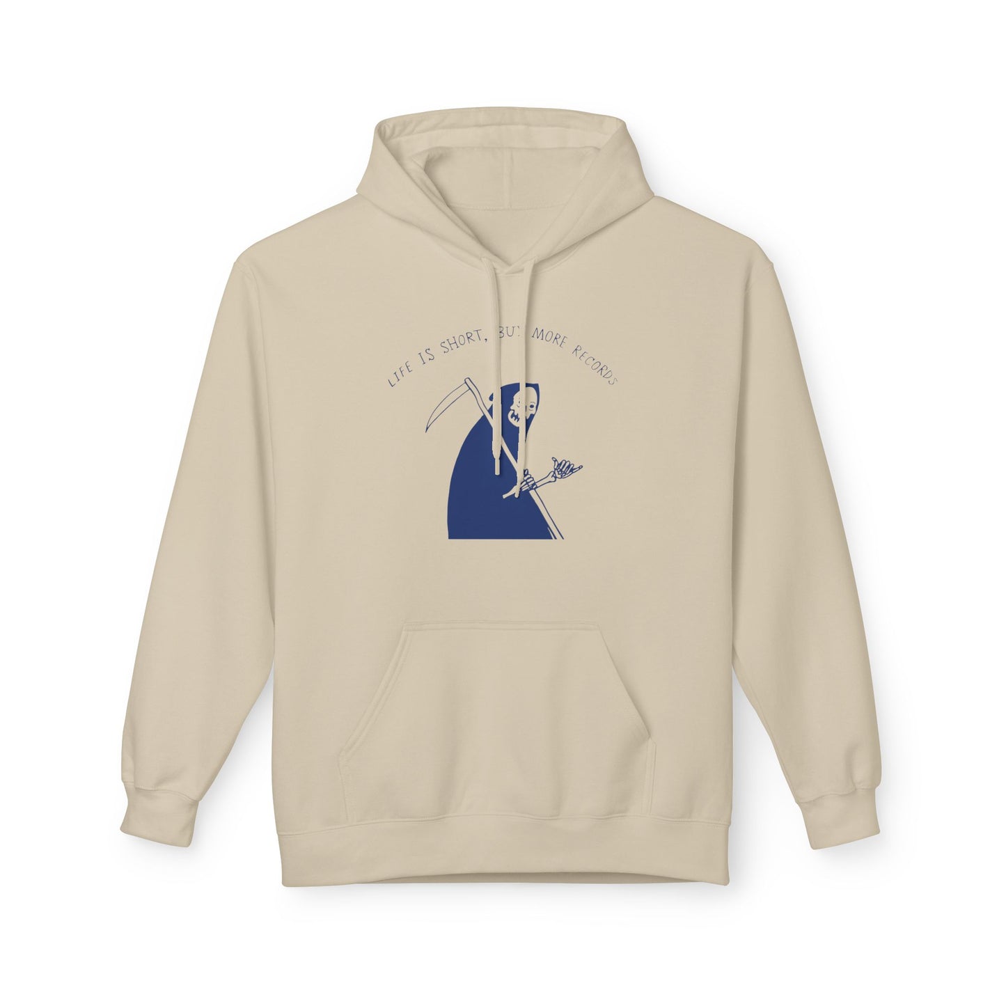 Life Is Short Buy More Records Sudadera Con Capucha