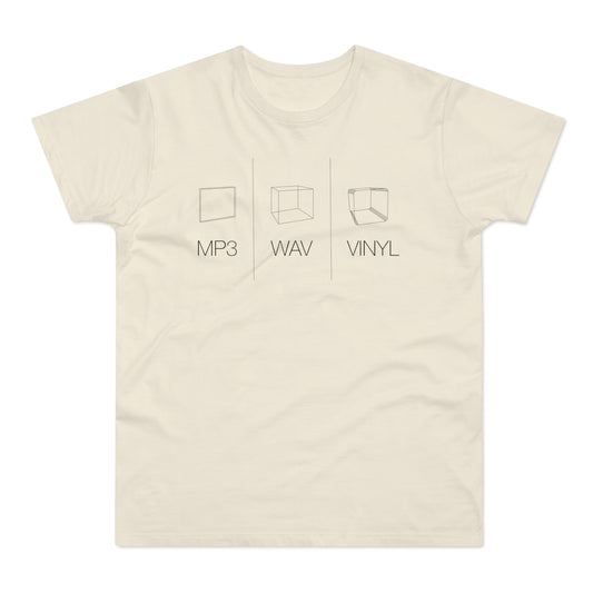 MP3 | WAV | Vinyl T Shirt (M) - BLACK FRIDAY - ÚLTIMA UNIDAD - 40 % DE DESCUENTO