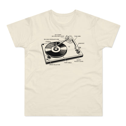 Vinyl Record Player Turntable Camiseta (Estándar)
