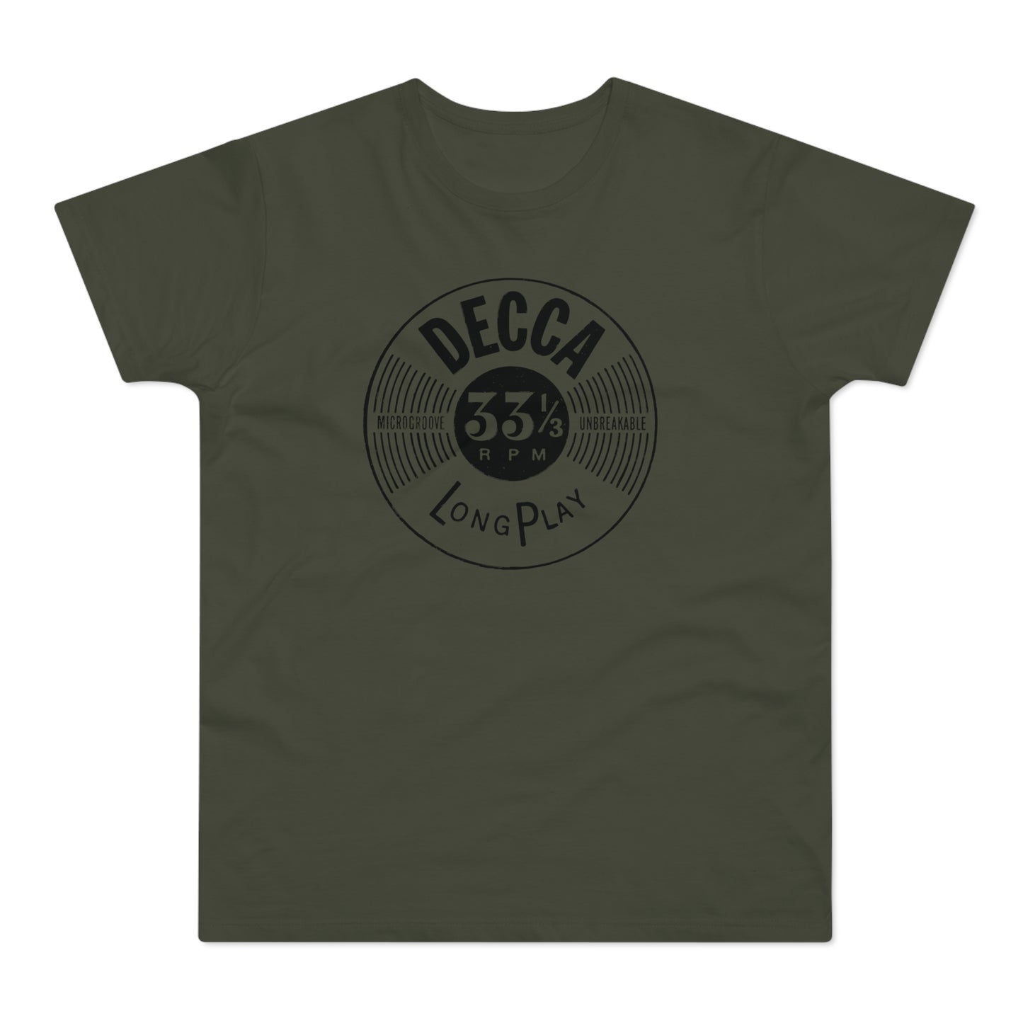 Decca Records Long Play Camiseta (Estándar)