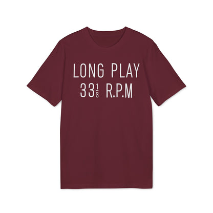 Long Play 33 1/3 RPM Camiseta (Algodón Orgánico)