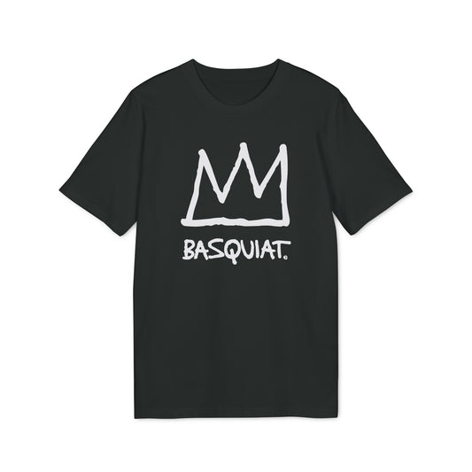 Jean Michel Basquiat Crown Logo Camiseta (Algodón Orgánico)