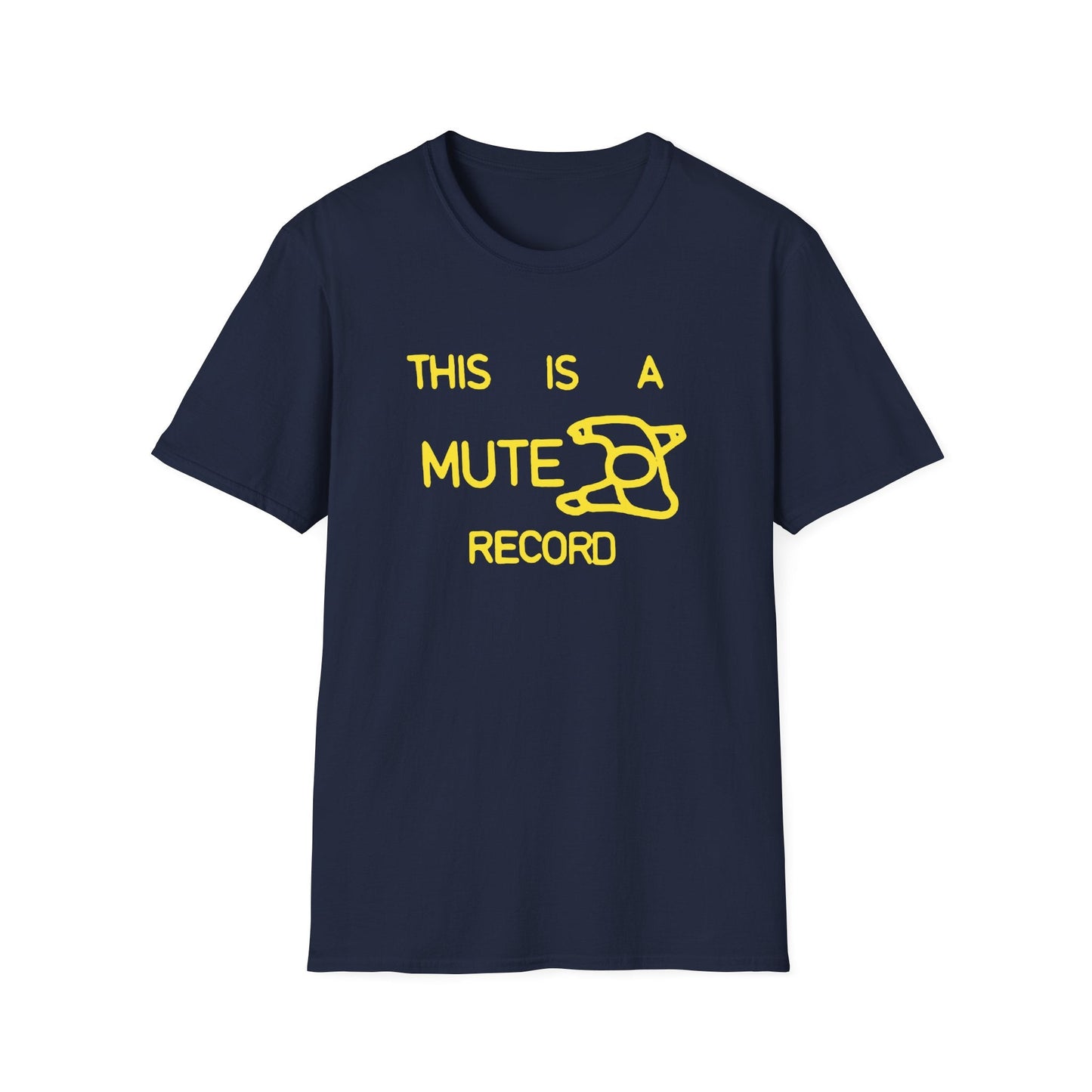 This Is A Mute Record T Shirt (L) - BLACK FRIDAY - ÚLTIMA UNIDAD - 50 % DE DESCUENTO