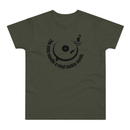 The Only Needle A Vinyl Junkie Needs Camiseta (Estándar)