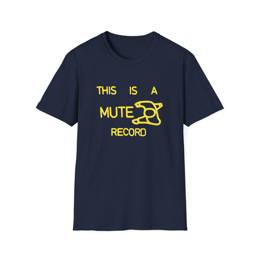 This Is A Mute Record T Shirt (S) - BLACK FRIDAY - ÚLTIMA UNIDAD - 50 % DE DESCUENTO