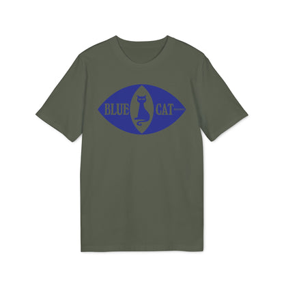Blue Cat Records Eye Camiseta (Algodón Orgánico)
