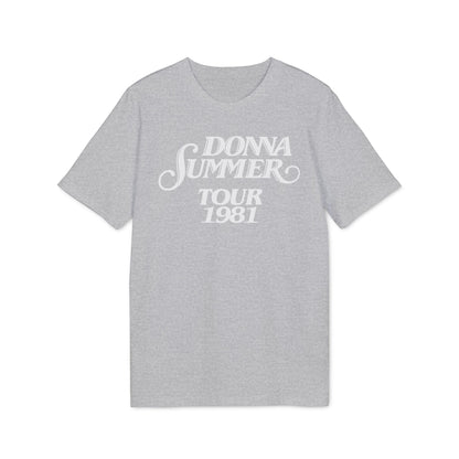 Donna Summer Tour 1981 Camiseta (Algodón Orgánico)