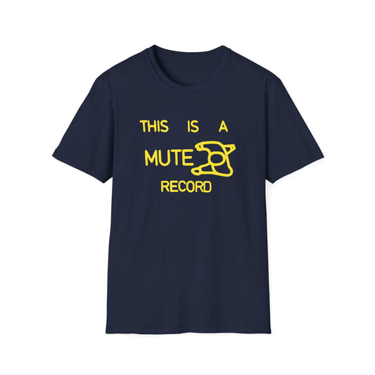 This Is A Mute Record T Shirt (M) - BLACK FRIDAY - ÚLTIMA UNIDAD - 50 % DE DESCUENTO